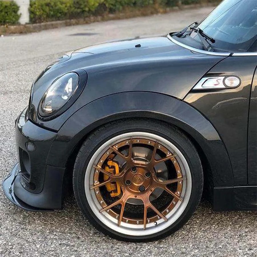 MINI JCW R55 R56 R57 R58 R59 Widebody Kit Carbon Fiber Wheel Arches Fenders 3k Twill Weave